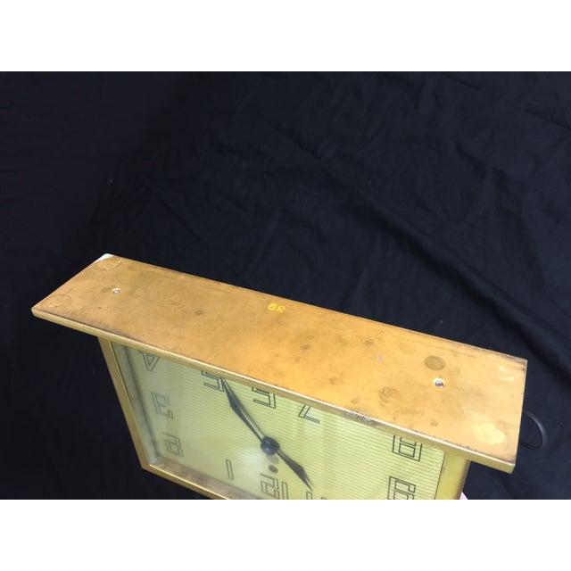 Vintage General Electric Brass Table Clock Chairish