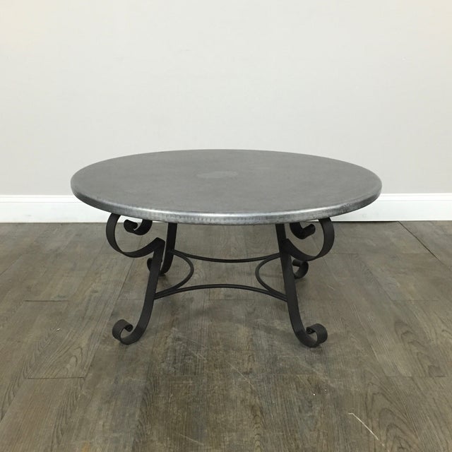 Zinc Top Coffee Table By Arhaus