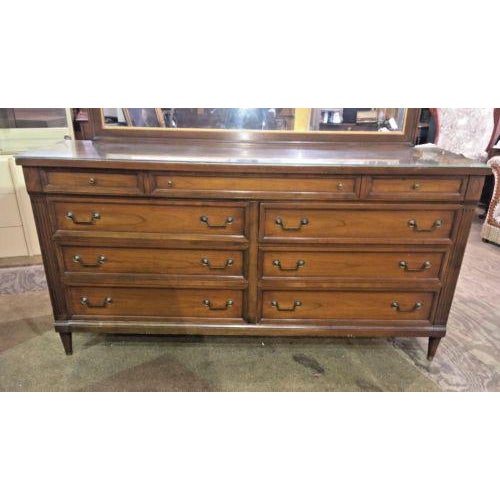 Phenix Furniture Co. MidCentury Modern Dresser with Mirror Chairish