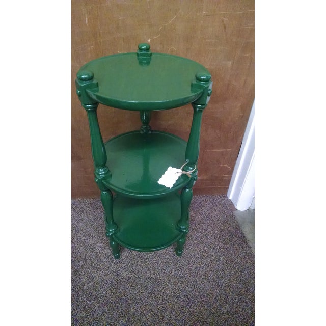 Ethan Allen Lacquer Accent Table Chairish