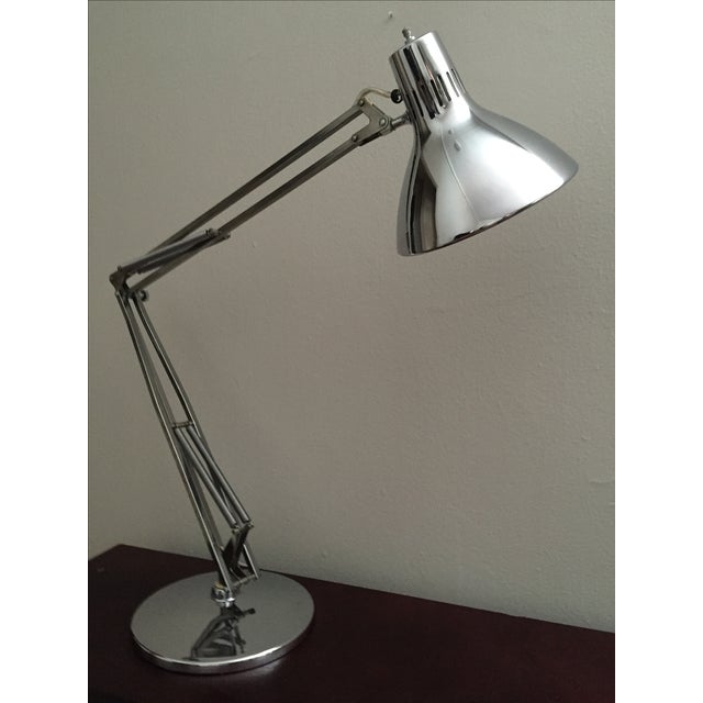 Vintage Luxo Articulated Chrome Desk Lamp Chairish