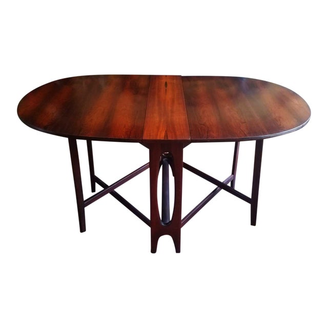 Bendt Winge Danish Mid-Century Modern Gateleg Rosewood ...