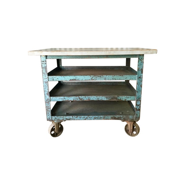 Vintage Industrial Factory Cart Chairish