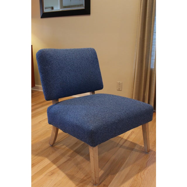 Vintage Mid-Century Modern Slipper Chair | Chairish