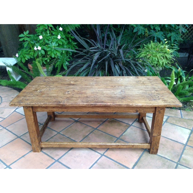 French Antique Pine Coffee Table Chairish