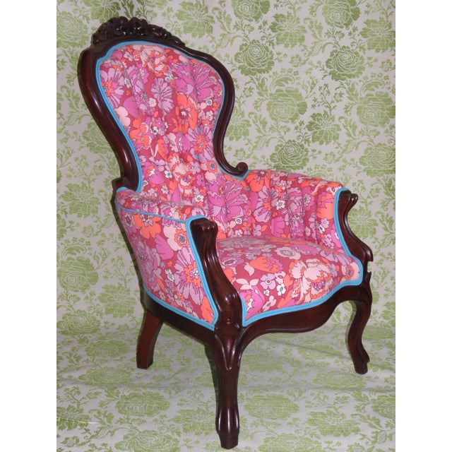 Tufted Pink Tulula Accent Chair Chairish