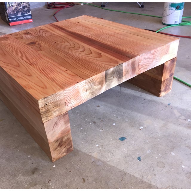 Cedar Wood Coffee Table / End Table Chairish