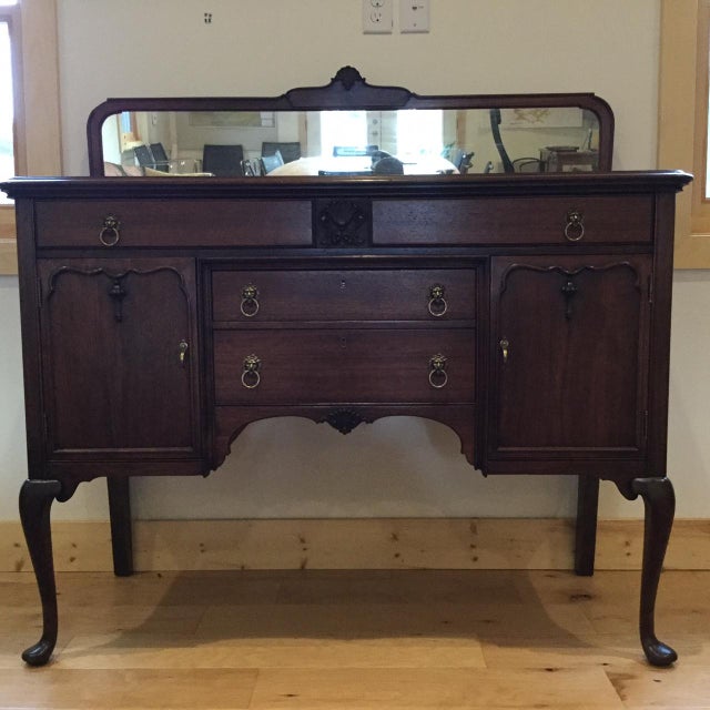 Antique Queen Anne Victorian Buffet Chairish