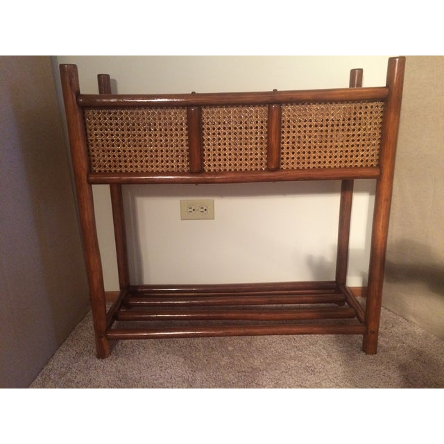 Rattan & Wicker Plant Stand Chairish