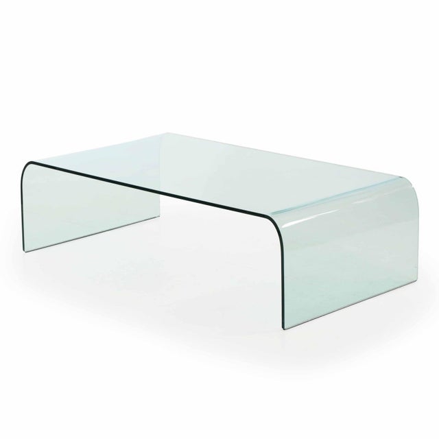 Angelo Cortesi For Fiam Italia Modern Waterfall Glass