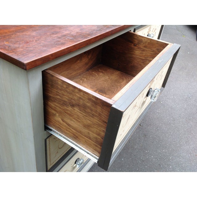 Large Hand Painted Dresser by Busbin Chairish