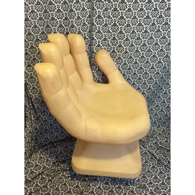 MidCentury Modern Plastic Resin Hand Chair Chairish