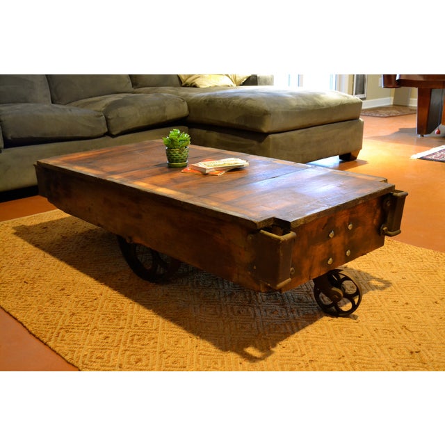 Railroad Coffee Table - Antique Railroad Cart Coffee Table | Coffee table, Cart ... - Opens in a new tab +1 colors available in 2 colors.