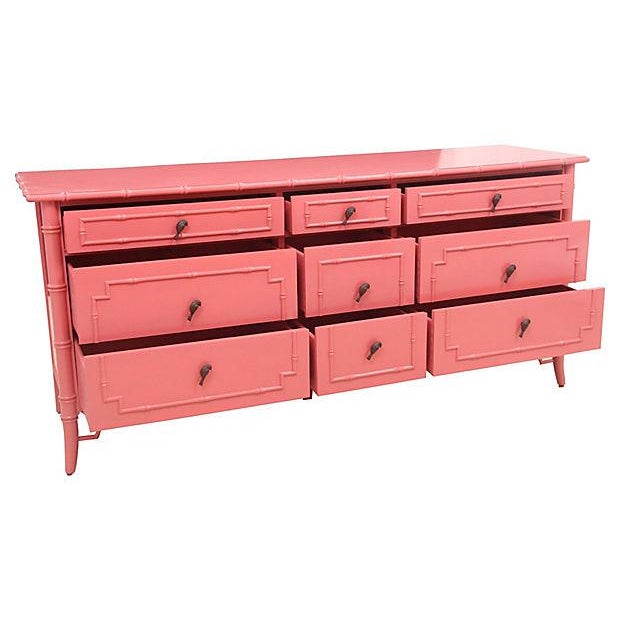Pink Chinoiserie Triple Dresser Chairish