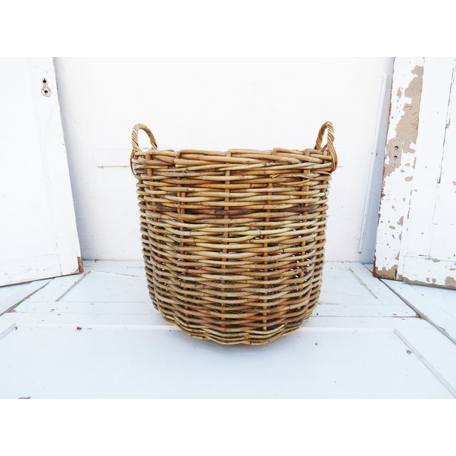 Natural Handwoven Basket Chairish