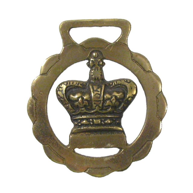 Vintage English Horse Brasses, S/5 Chairish