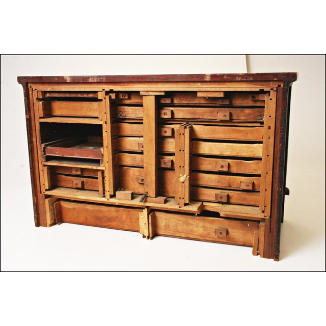 Antique Wood Apothecary Cabinet | Chairish