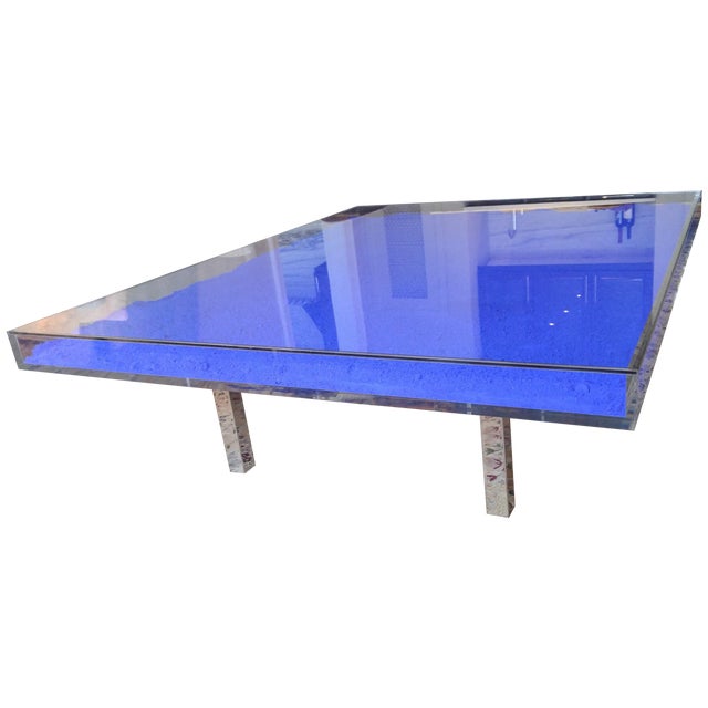 Yves Klein Table Bleu Style Coffee Table Chairish