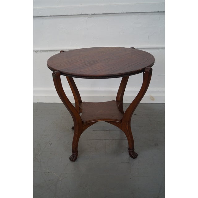 Hunzinger Oak Flip Top Game Table Chairish