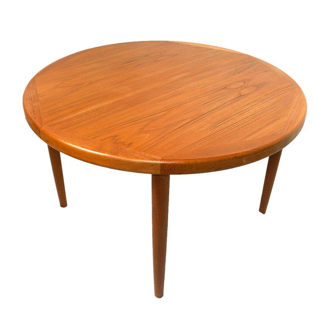 Danish Teak Round/Oval Dining Table & Pads Chairish