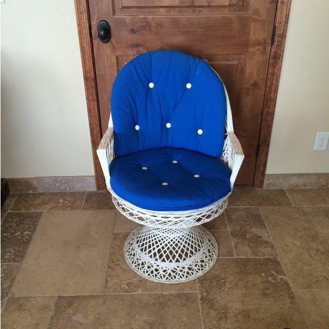 MidCentury Spun Fiberglass Patio Dining Set Chairish