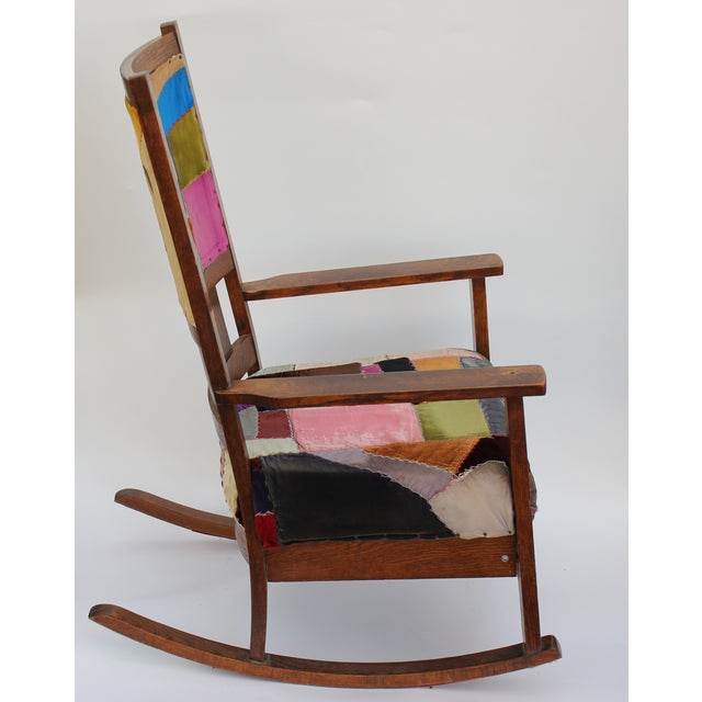 Patchwork Rocking Chair Chairish