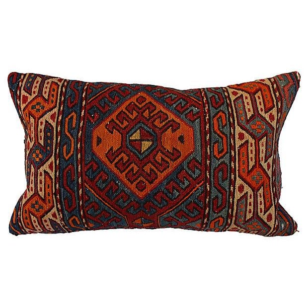 Antique Turkish Woven Rug Pillow Chairish