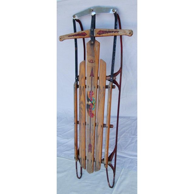 1950s Vintage Flexible Flyer Snow Sled Chairish