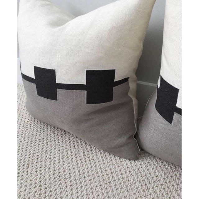 Geometric Cutout Pillows A Pair Chairish
