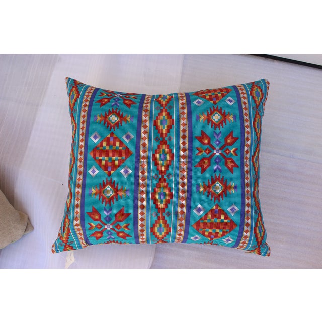 Southwestern Turquoise Pillows - Pair Chairish