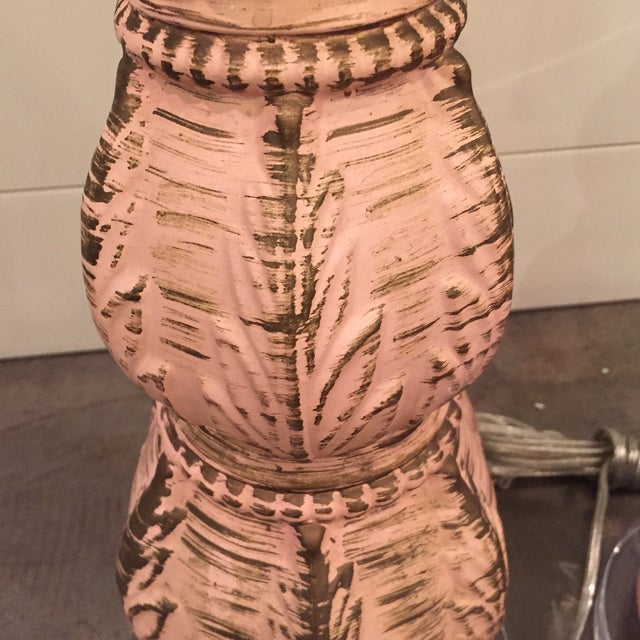 Vintage Porcelain Lamps HandPainted A Pair Chairish