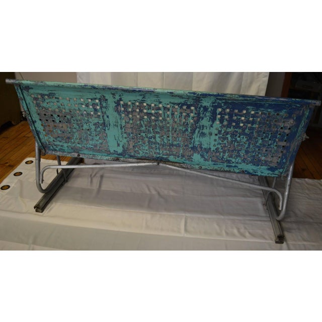 MidCentury Aluminum Porch Glider Chairish