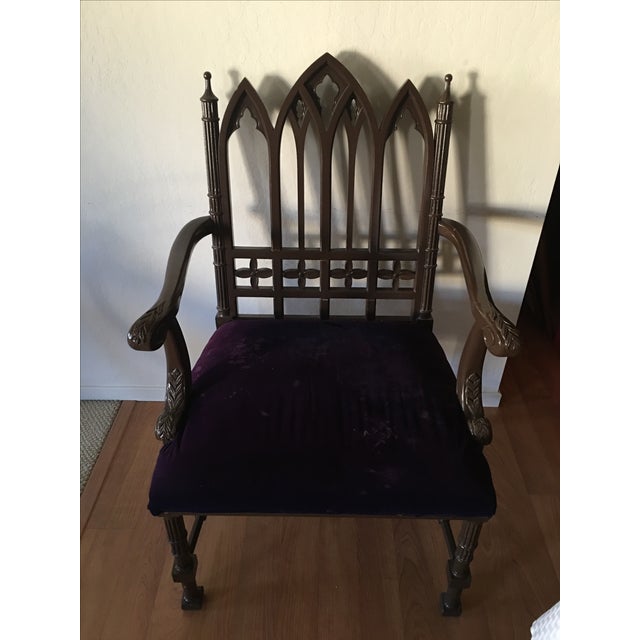 Gothic Arm Chair | Chairish
