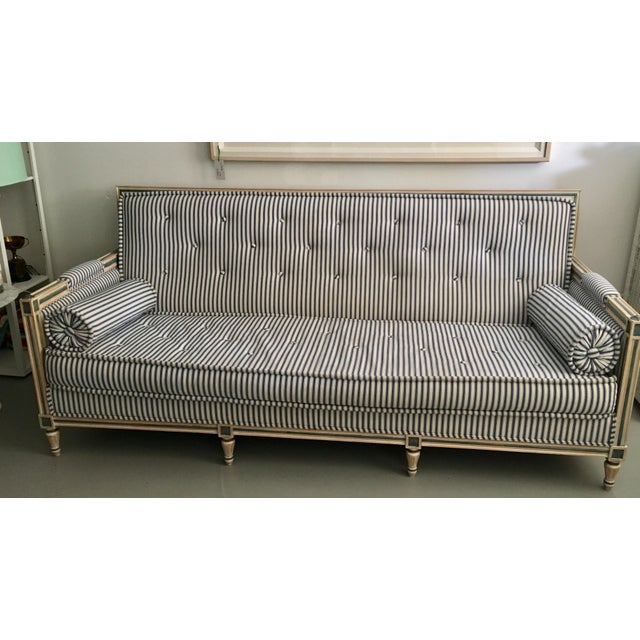 Vintage French Striped Sofa Chairish
