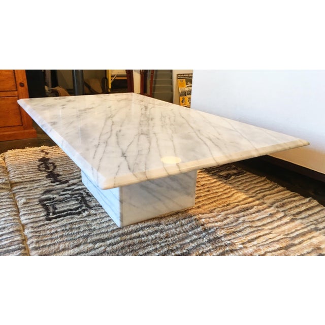 Carrara Marble Coffee Table Chairish