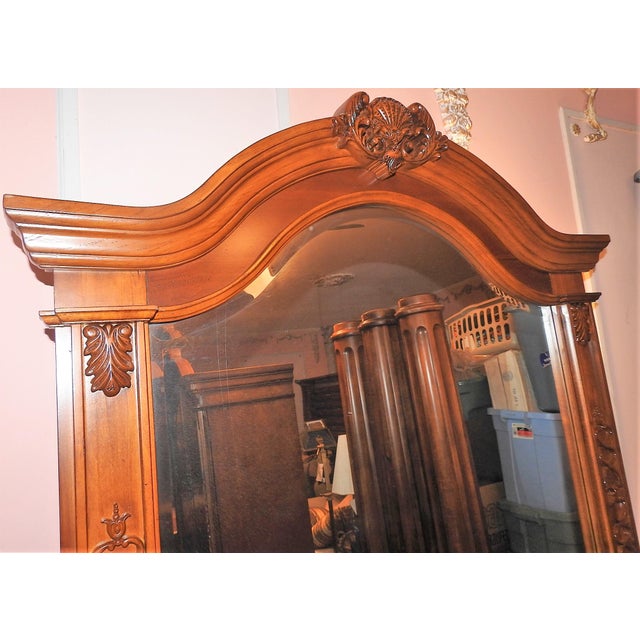 Luxury Large Cherry Dresser With Mirror Chairish