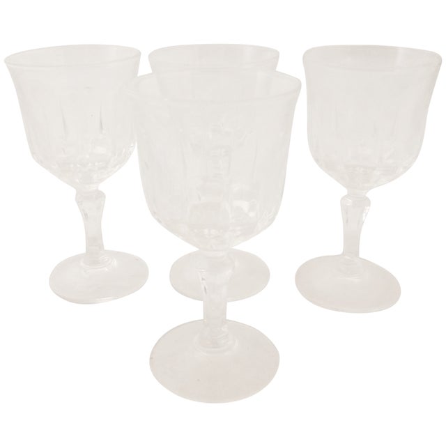 French Crystal Cordial Glasses Set of 4 Chairish