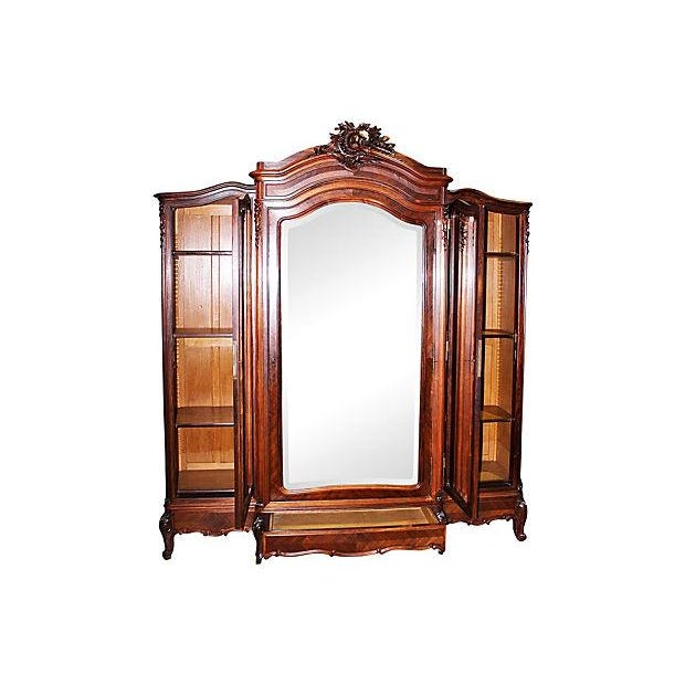 Antique French Rosewood 3Door Armoire Chairish