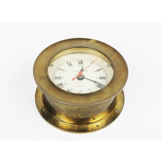 Nautical Brass Wall Clock Chairish