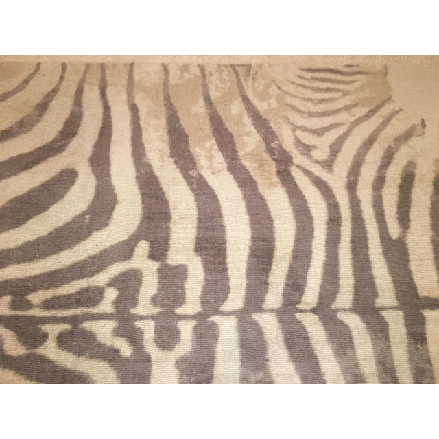 Printed Zebra Rug 5" x 8" Chairish