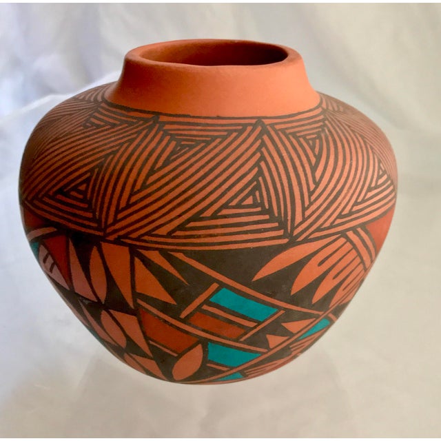 Native American Polychrome New Mexico Pottery Signed Chairish