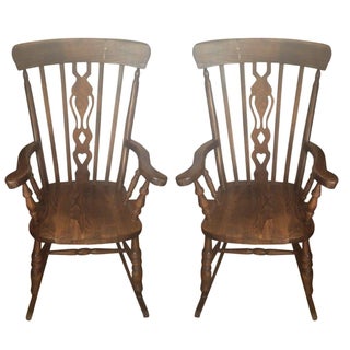 Vintage &amp; Used Rustic Rocking Chairs Chairish