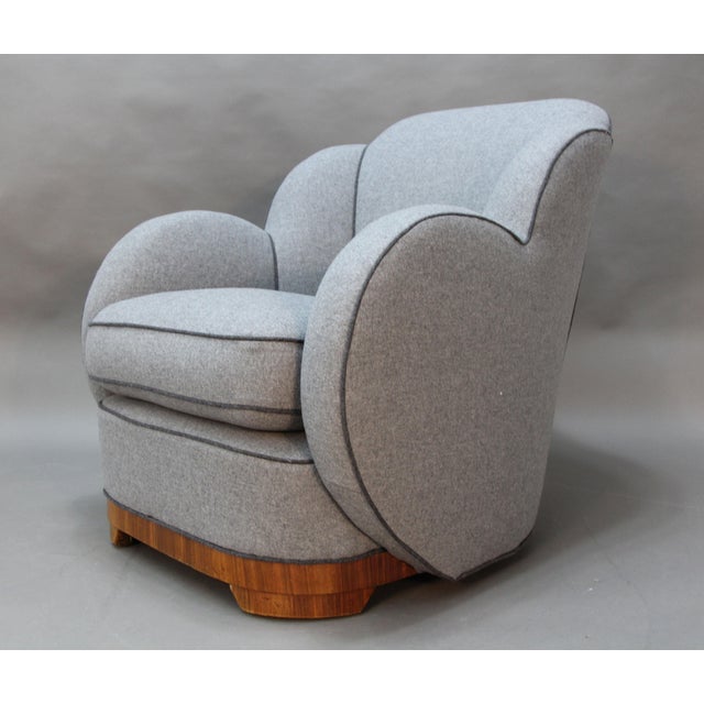 Art Deco Upholstered Chairs A Pair Chairish