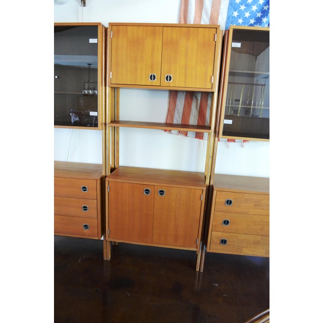 MidCentury Danish Modular Teak Shelf or Wall Unit Chairish