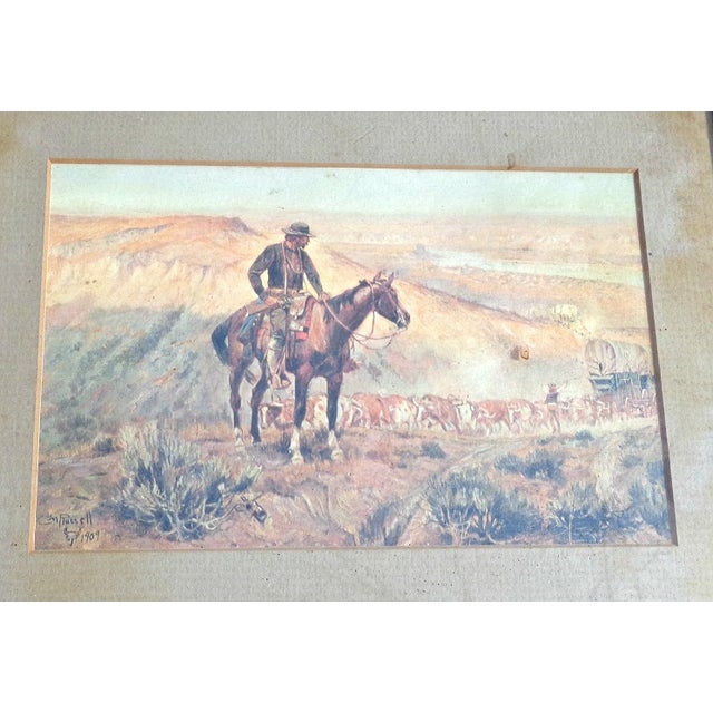 CM Russell 1909 Wagon Boss Print Chairish
