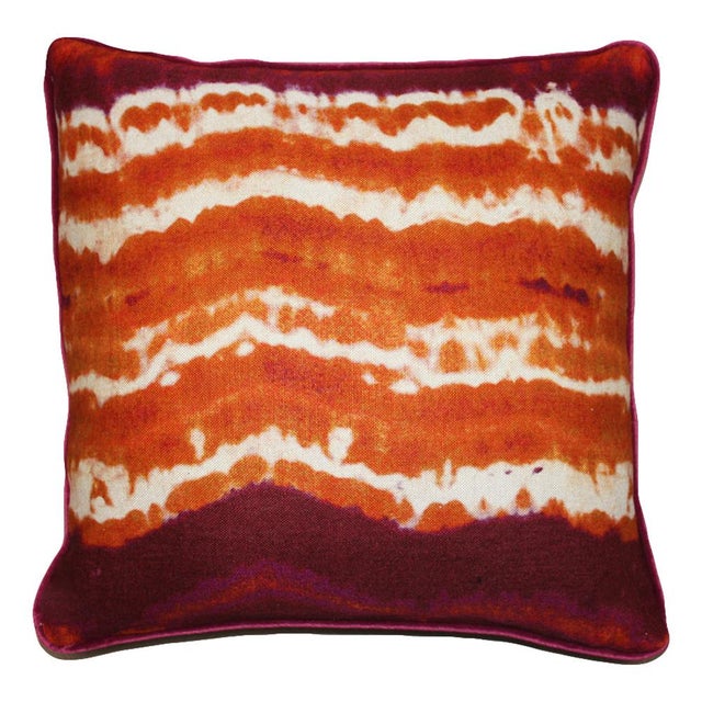 Kim Salmela Modern Orange Pillow Chairish