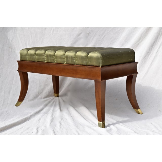 klismos leg bench ~ baker furniture klismosstyle bench chairish klismos leg bench ~ baker furniture klismosstyle bench chairish