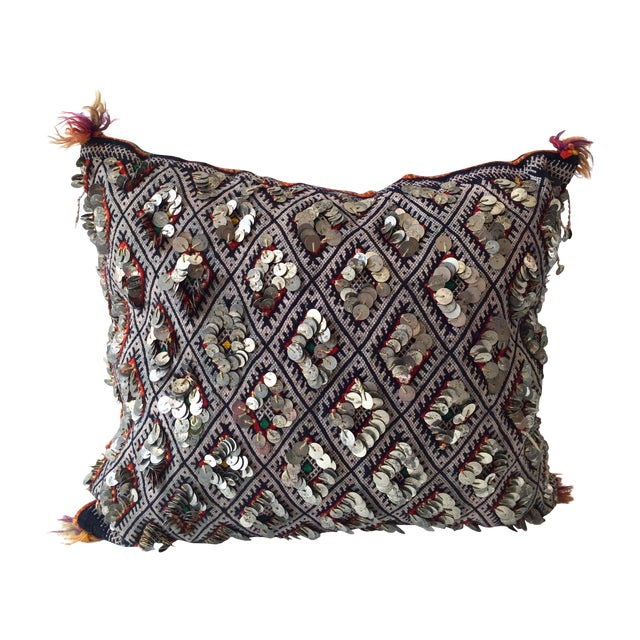 Moroccan Dhurrie Throw Pillow Chairish