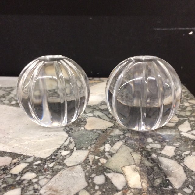 Paperweights Crystal a Pair Chairish