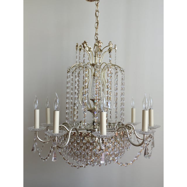 Schonbek Swarovski Strass Crystal Chandelier | Chairish